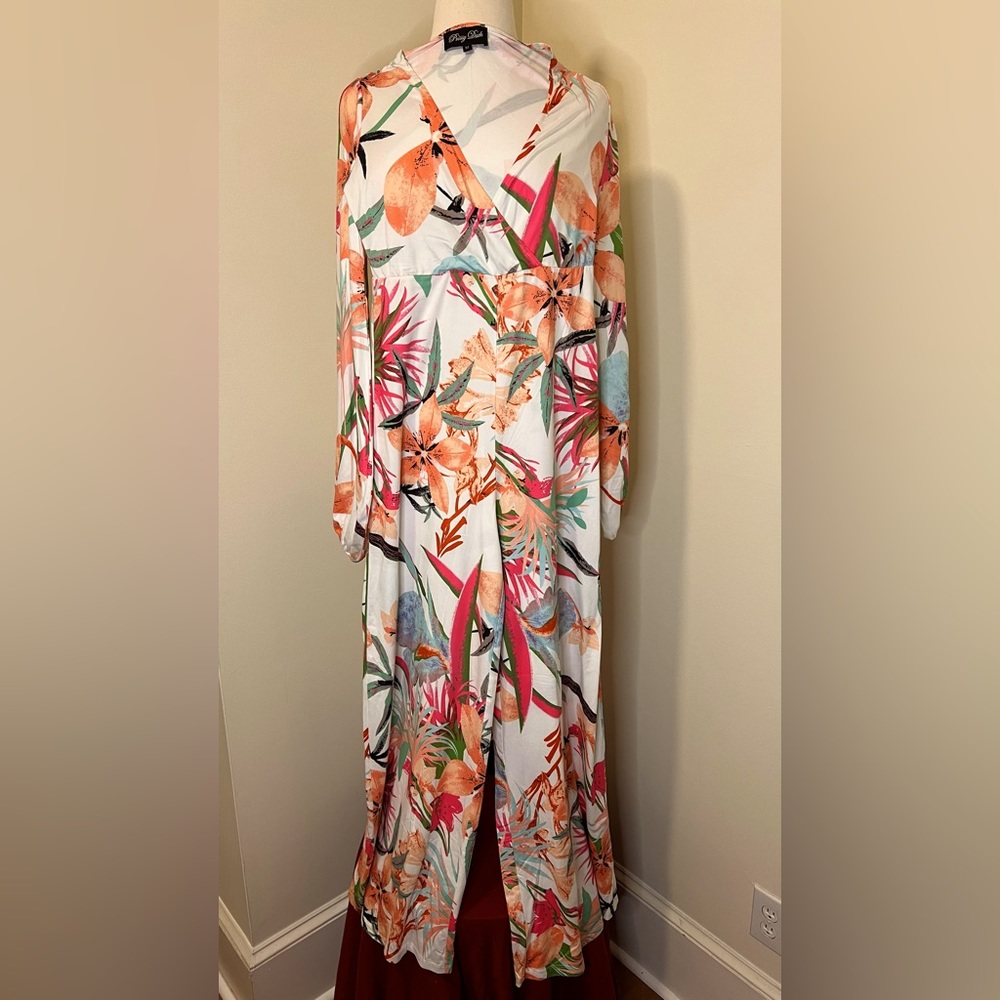 Beautiful floral wide leg jumpsuit
